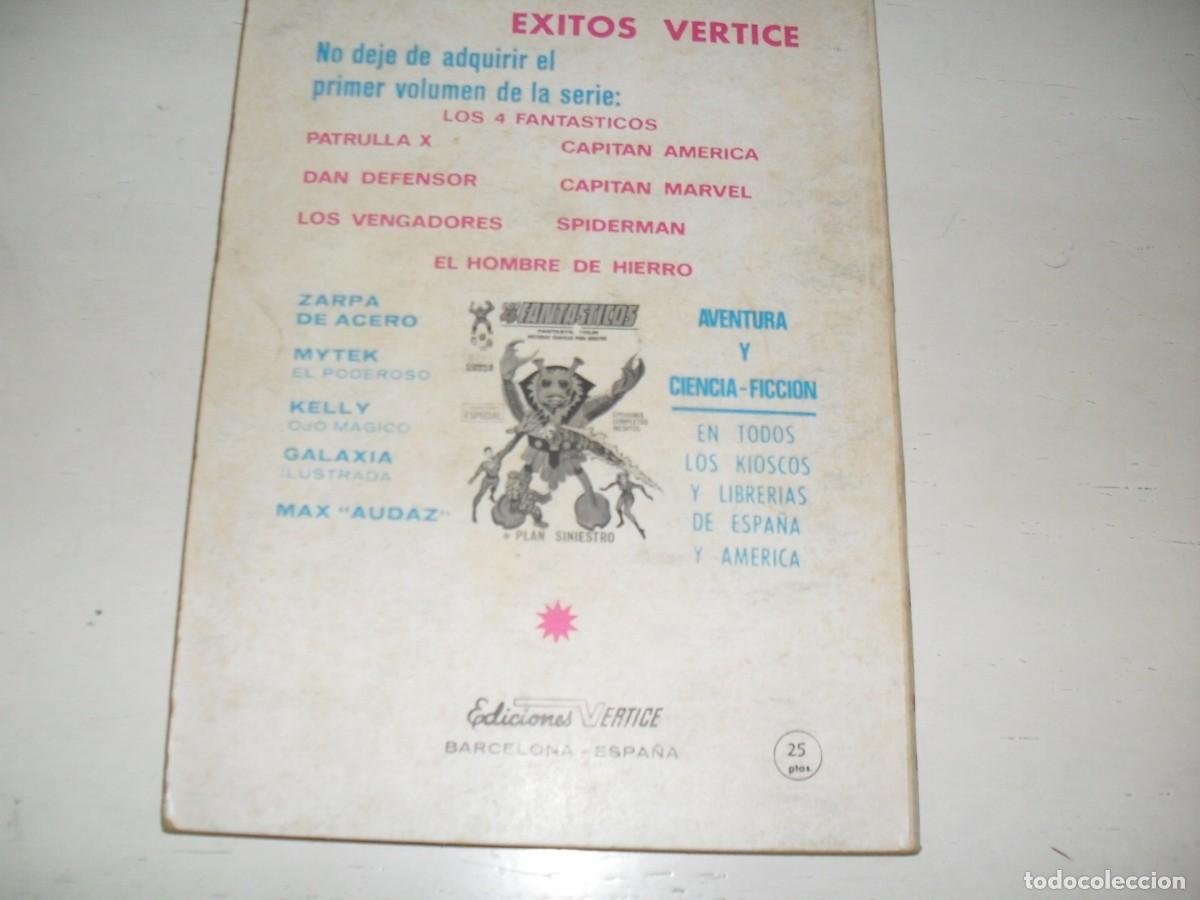 C&oacute;mics: CAPITAN MARVEL 8 INTERVIENE LA MASA,CON DOLMAN DE COMPLEMENTO,(DE 13).VERTICE,1969 - Foto 2