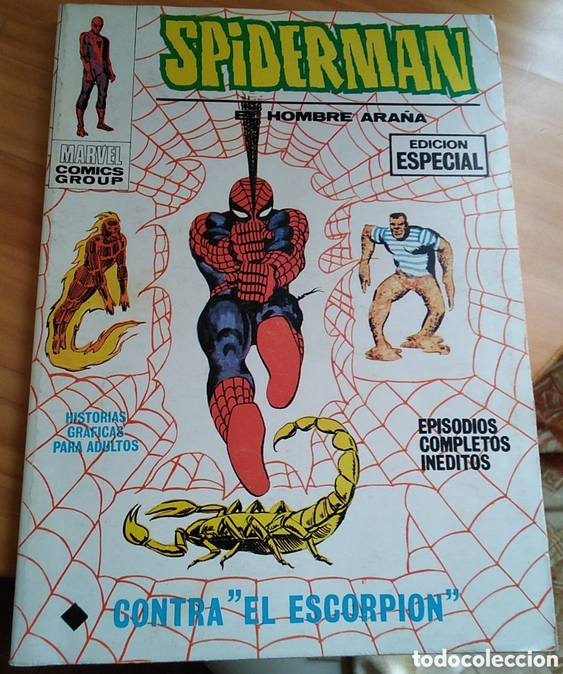 C&oacute;mics: Spiderman v&eacute;rtice V1 numero 9 contra el escorpi&oacute;n - Foto 1