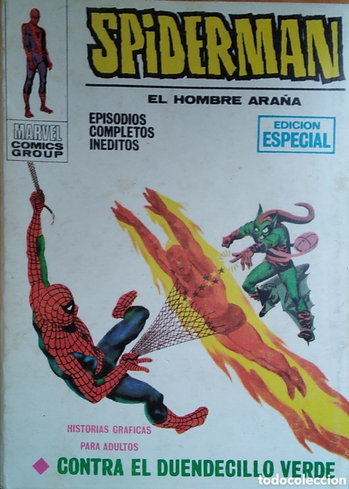 C&oacute;mics: Spiderman v&eacute;rtice V1 numero 8 contra el duendecillo verde - Foto 1