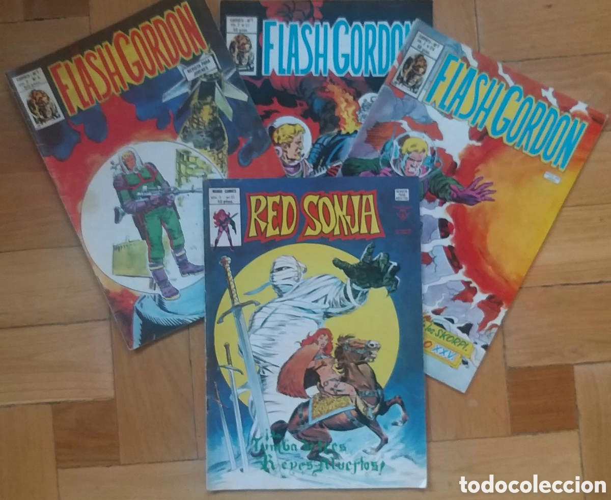 C&oacute;mics: FLASH GORDON y RED SONJA. 1979. 4 n&uacute;meros. - Foto 3