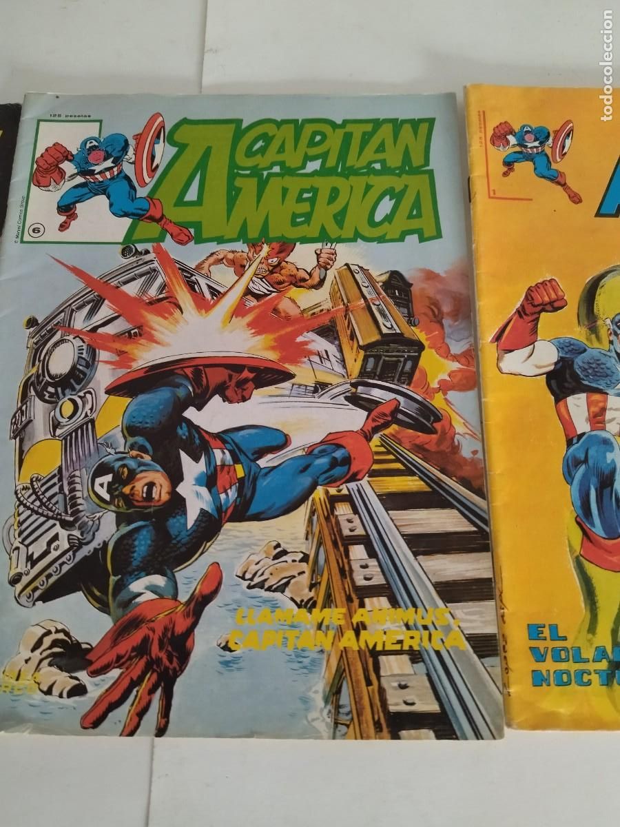 C&oacute;mics: Capitan America n&ordm; 1 , 6 y 7 Linea surco - Foto 4