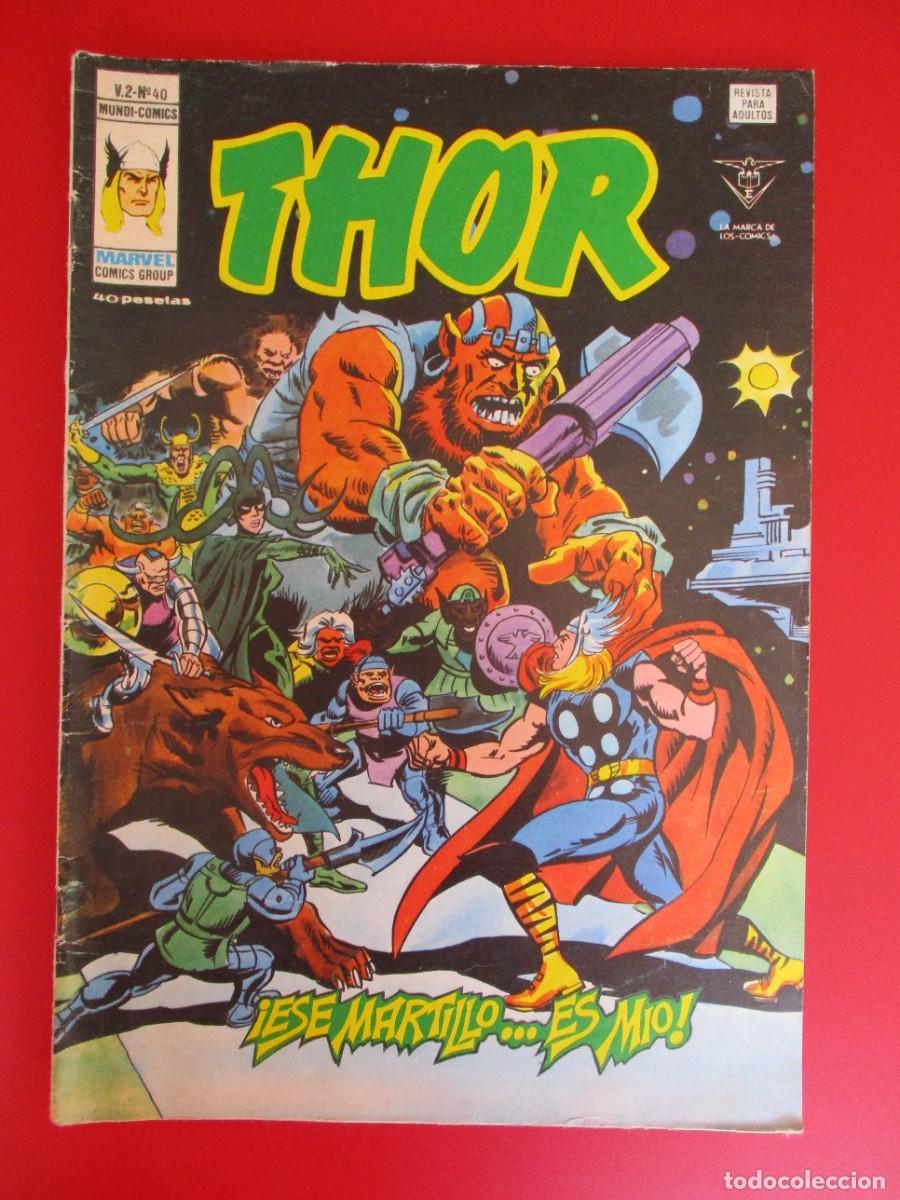 C&oacute;mics: THOR (1974, VERTICE) 40 &middot; II-1979 &middot; ESE MARTILLO ES MIO - Foto 1