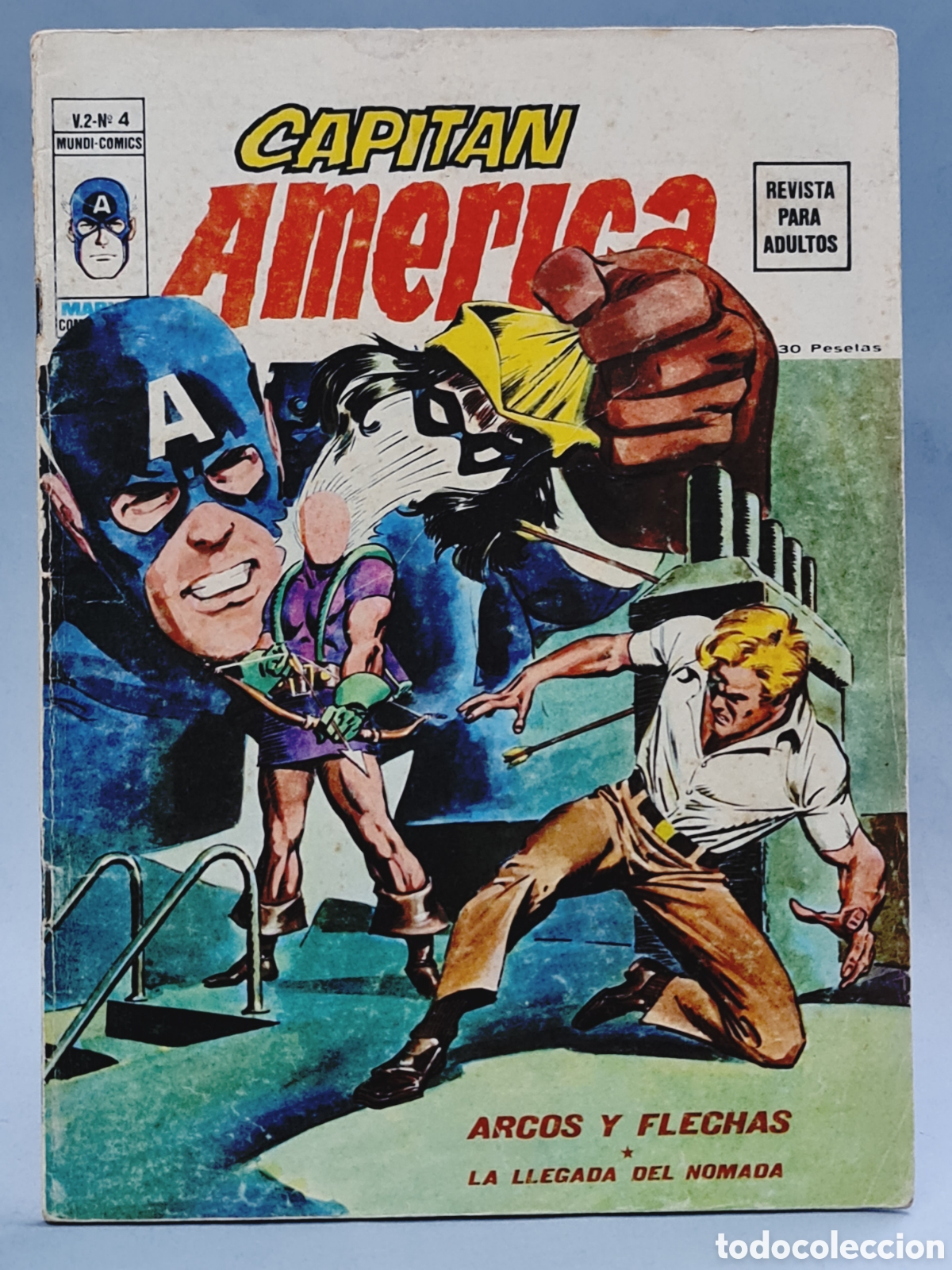 C&oacute;mics: CAPITAN AMERICA 4 ARCOS Y FLECHAS NORMAL ESTADO VOL2 GRAPA EDICIONES VERTICE - Foto 1