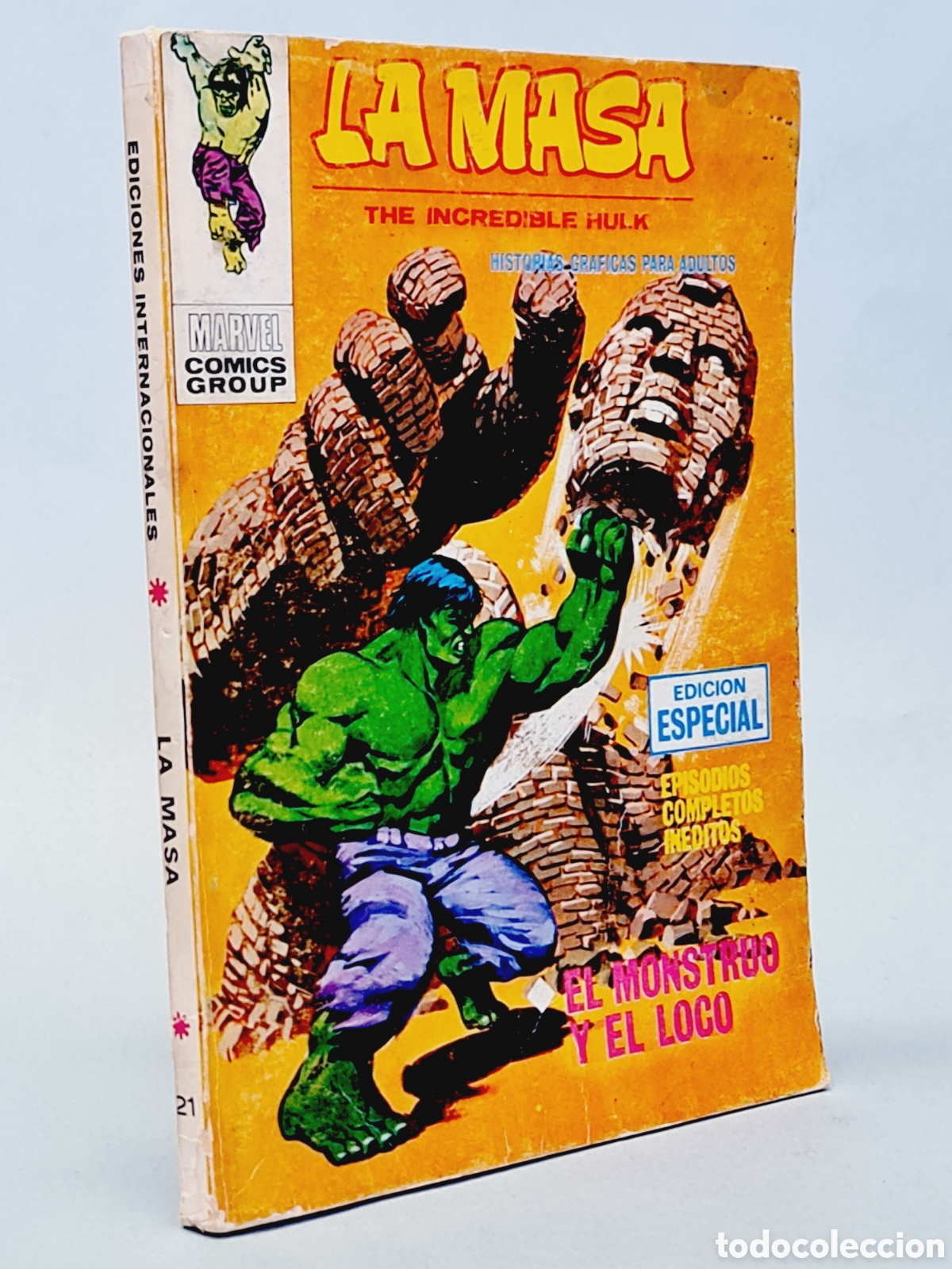 C&oacute;mics: LA MASA 21 EL MONSTRUO Y EL LOCO NORMAL ESTADO TACO EDICIONES VERTICE - Foto 1