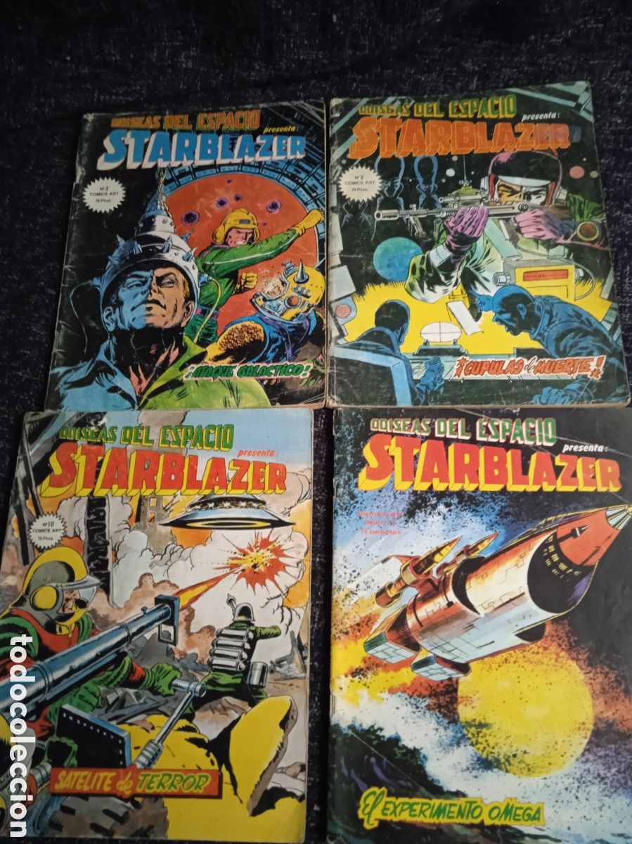 C&oacute;mics: STARBLAZER ODISEAS DEL ESPACIO LOTE DE 4 EJEMPLARES -ED. VERTICE - Foto 1