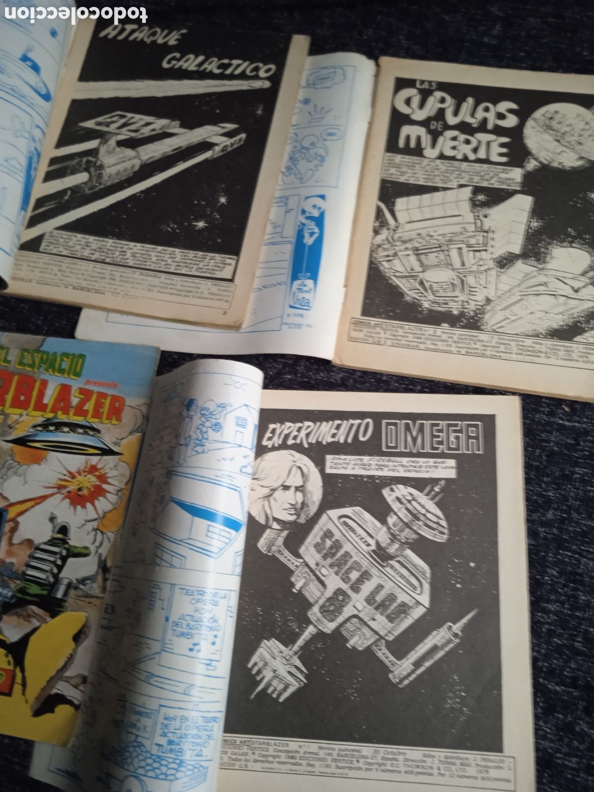 C&oacute;mics: STARBLAZER ODISEAS DEL ESPACIO LOTE DE 4 EJEMPLARES -ED. VERTICE - Foto 3