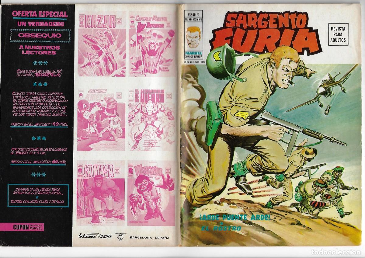 C&oacute;mics: V&eacute;rtice. Volumen 2. Sargento Furia. 9 - Foto 3