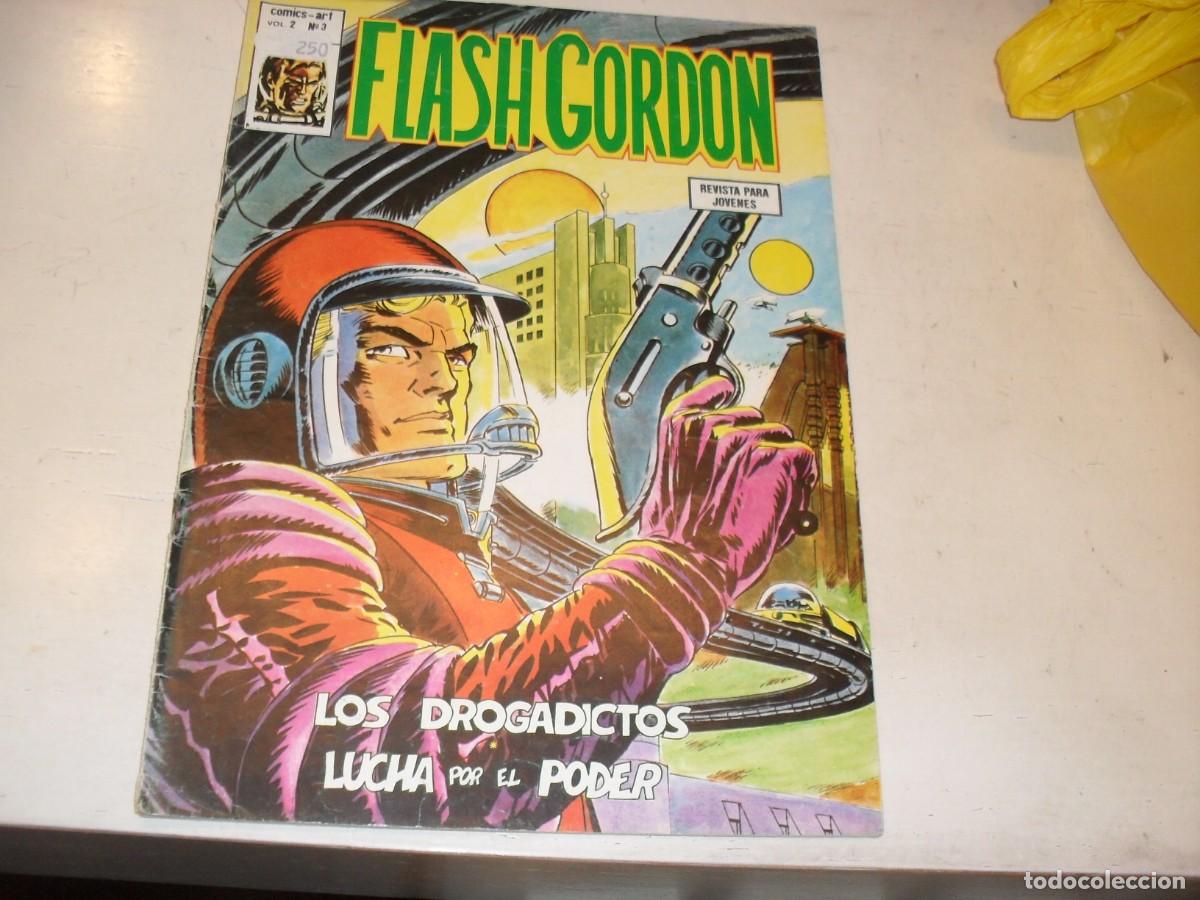 C&oacute;mics: FLASH GORDON VOL 2,3,PRIMEROS N&ordm;,LOS DROGADICTOS,(DE 44).VERTICE,1980 - Foto 1