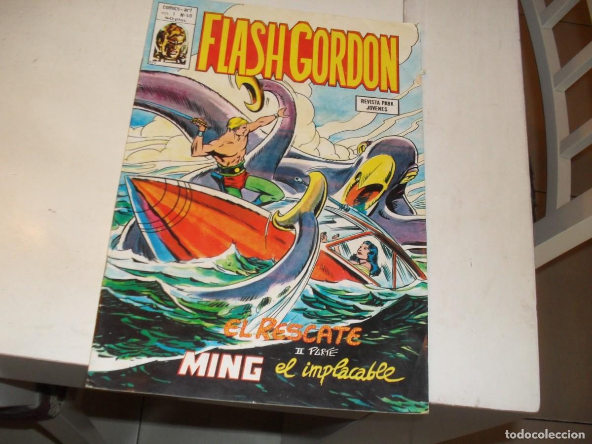 C&oacute;mics: FLASH GORDON VOL 1,40,ULTIMOS N&ordm;,MING EL IMPLACABLE,(DE 44).VERTICE,1974 - Foto 1