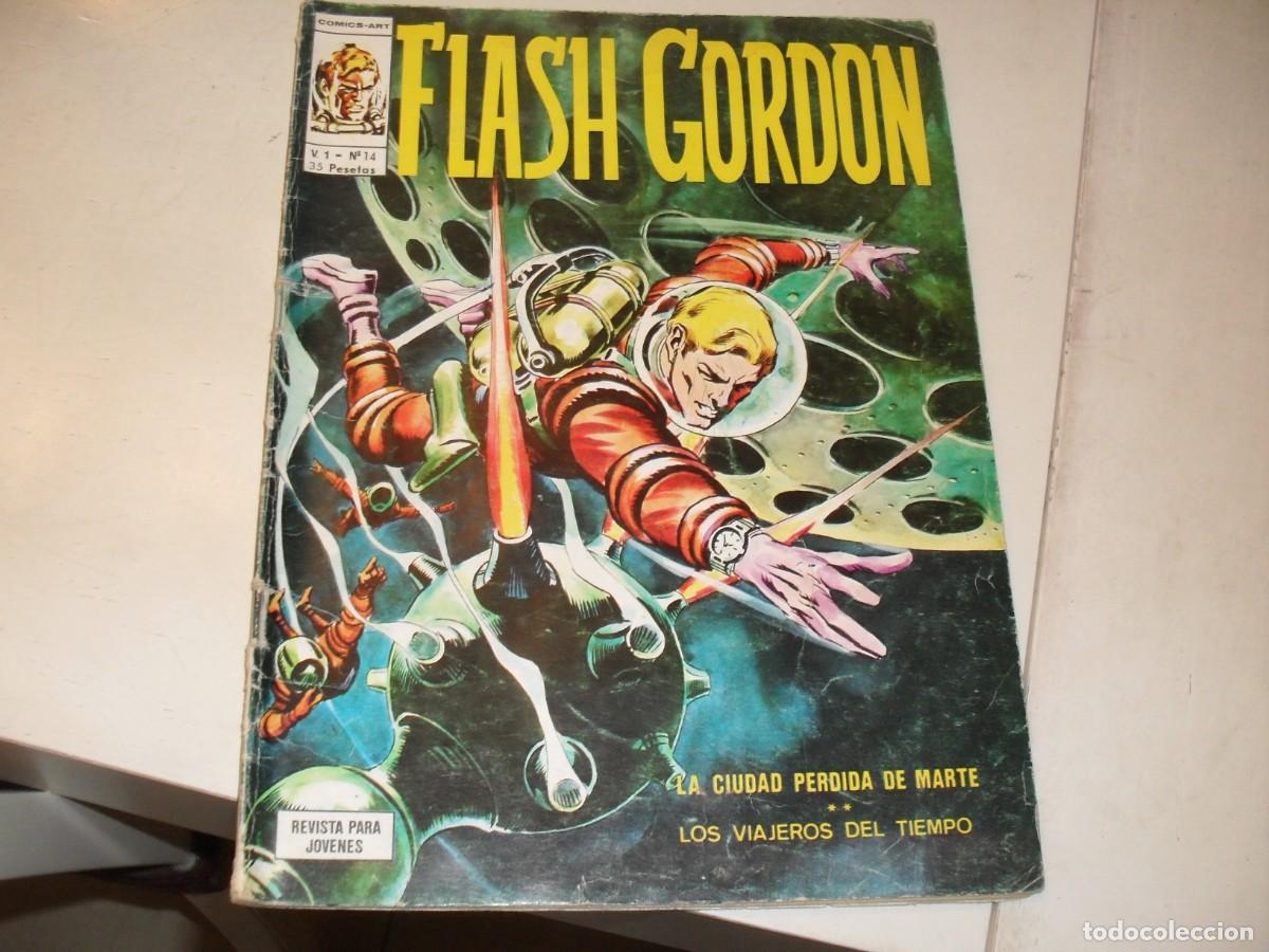 C&oacute;mics: FLASH GORDON VOL 1,,N&ordm; 14 LA CIUDAD PERDIDA DE MARTE,(DE 44).VERTICE,1974 - Foto 1
