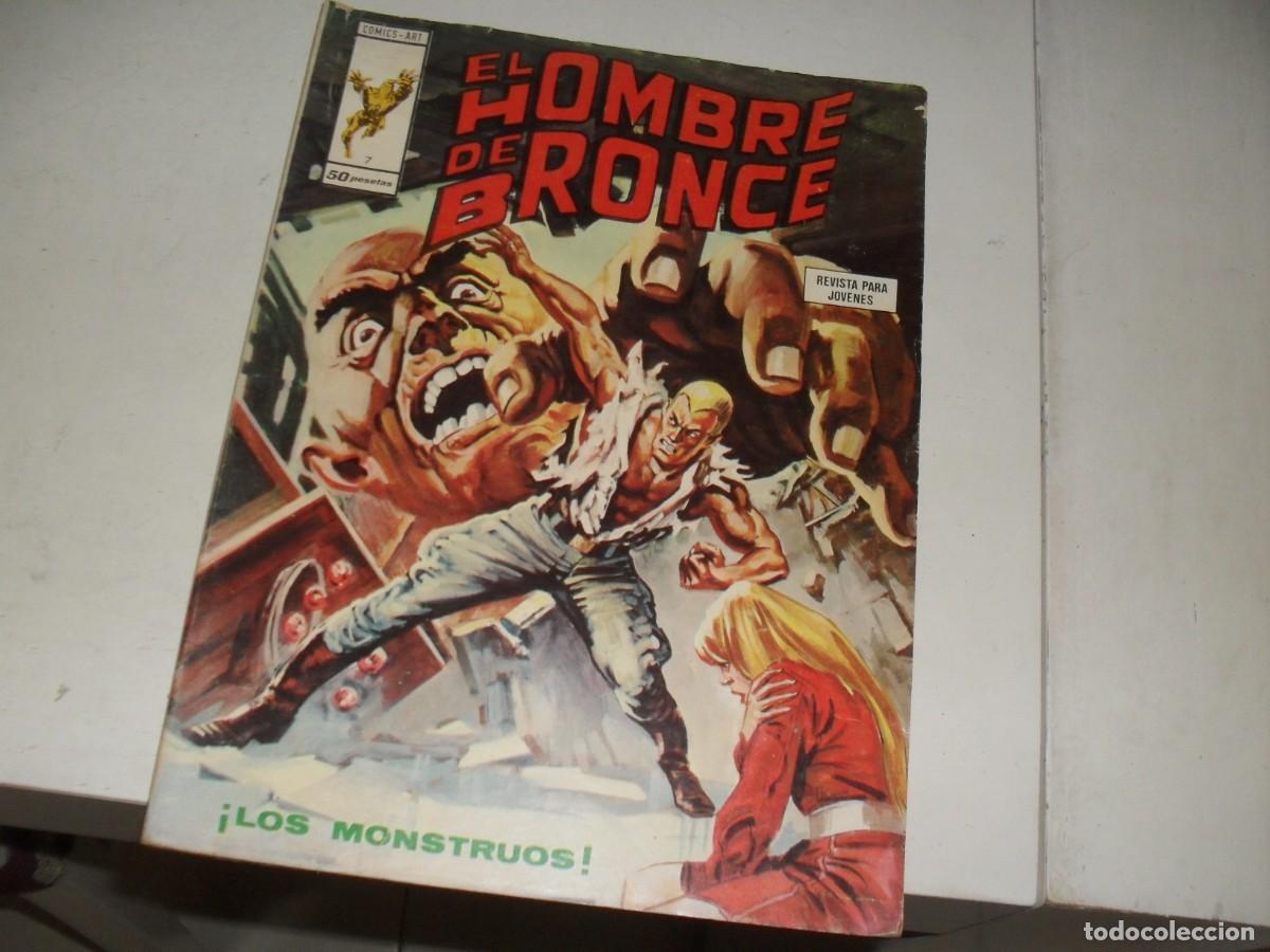 C&oacute;mics: EL HOMBRE DE BRONCE N&ordm; 7,(DE 9) LOS MONSTRUOS&iexcl;.VERTICE,1975.BE - Foto 1