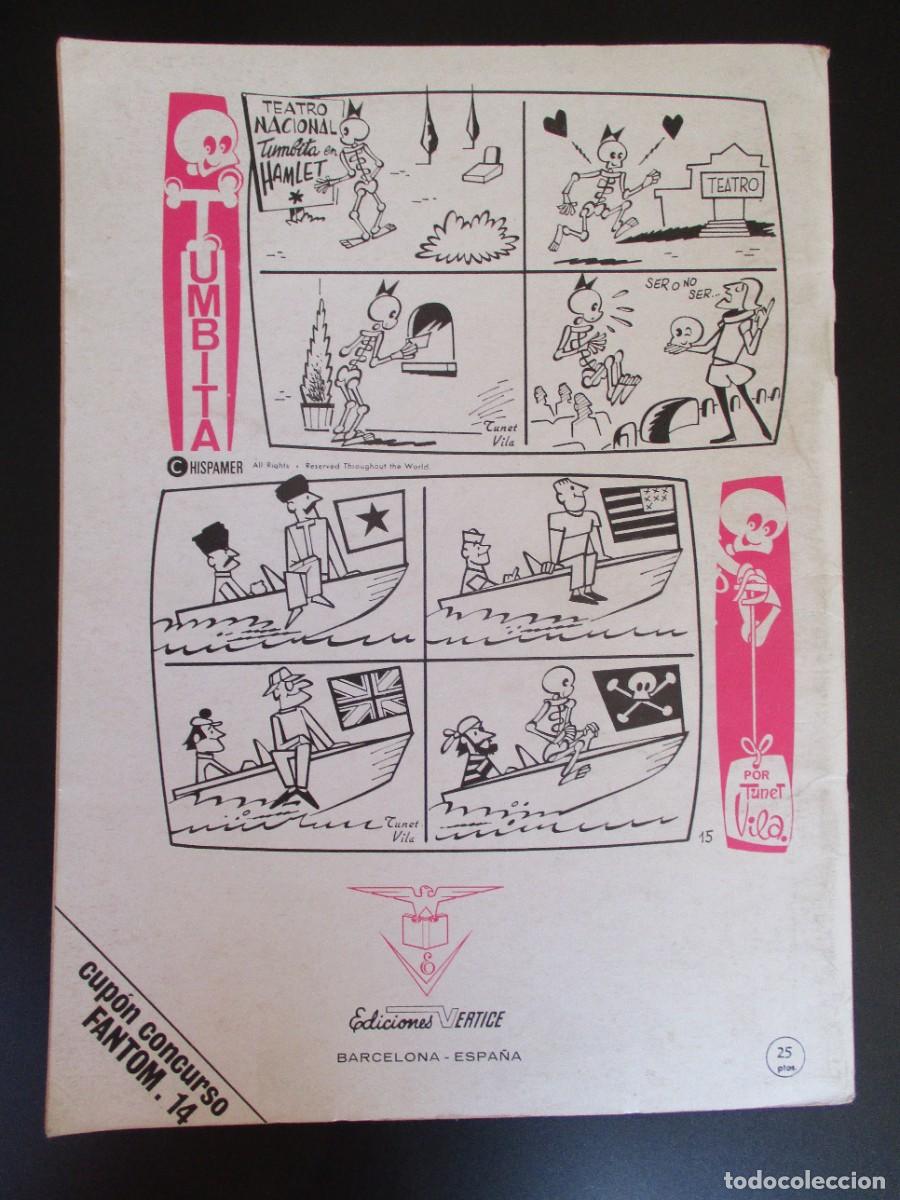 C&oacute;mics: FANTOM (1972, VERTICE) 14 &middot; 1973 &middot; LA NOVIA DEL MONSTRUO - Foto 3