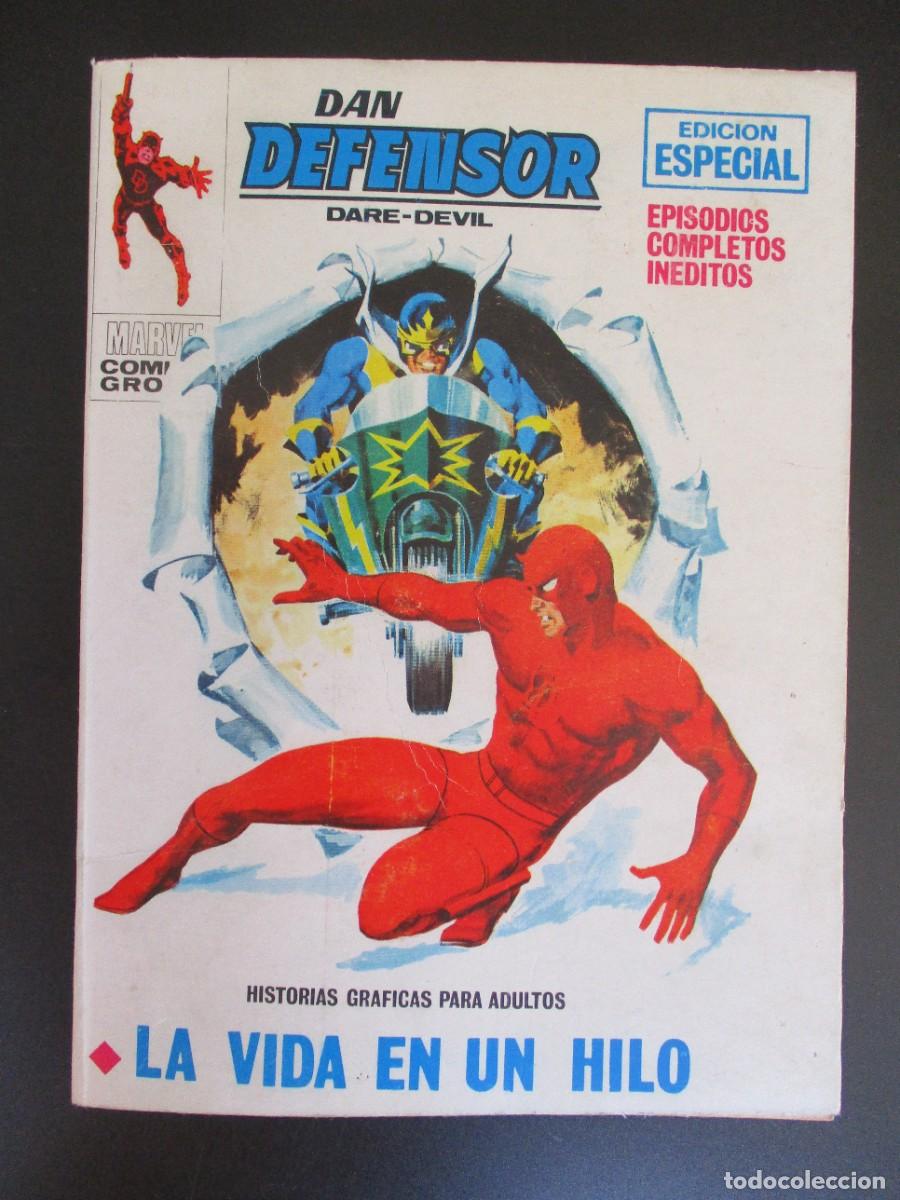 C&oacute;mics: DAREDEVIL (1969, VERTICE) -DAN DEFENSOR- 28 &middot; IX-1971 &middot; LA VIDA EN UN HILO - Foto 1