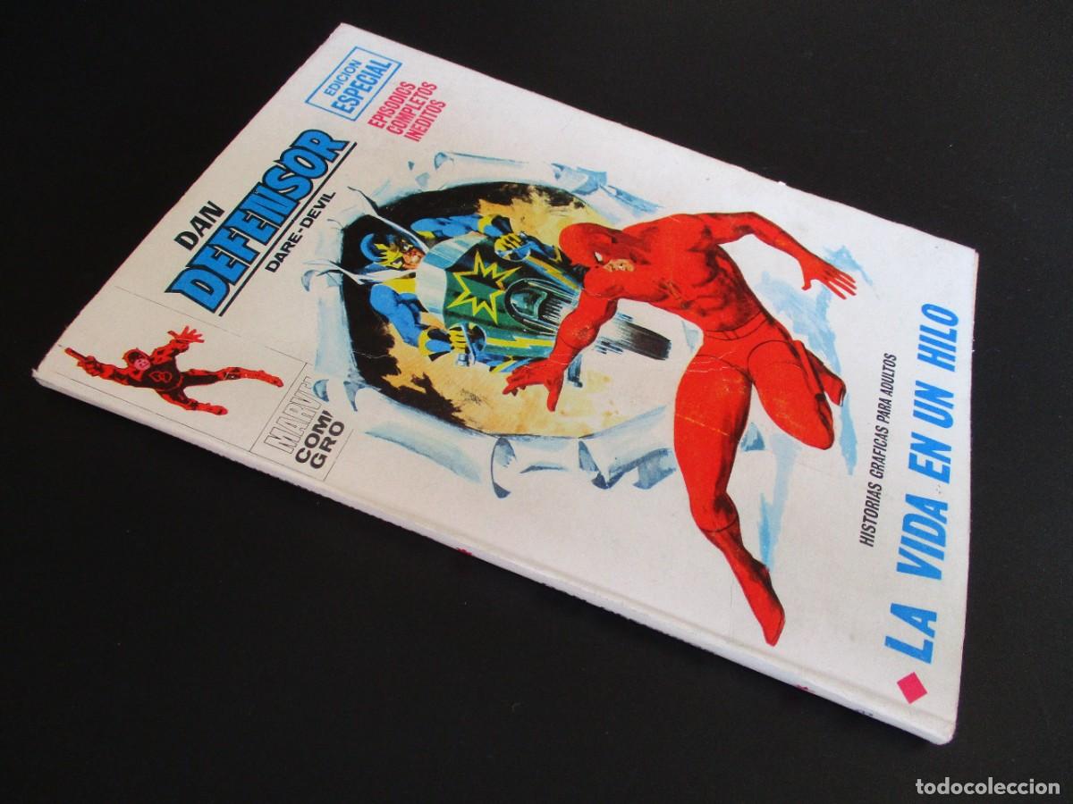 C&oacute;mics: DAREDEVIL (1969, VERTICE) -DAN DEFENSOR- 28 &middot; IX-1971 &middot; LA VIDA EN UN HILO - Foto 2