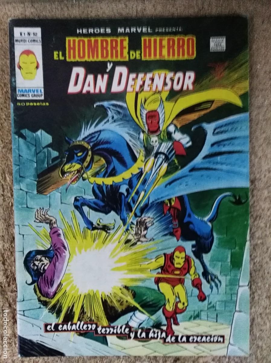 C&oacute;mics: Heroes Marvel.Vol. 2.El Hombre de Hierro y Dan Defensor 52.Vertice - Foto 1