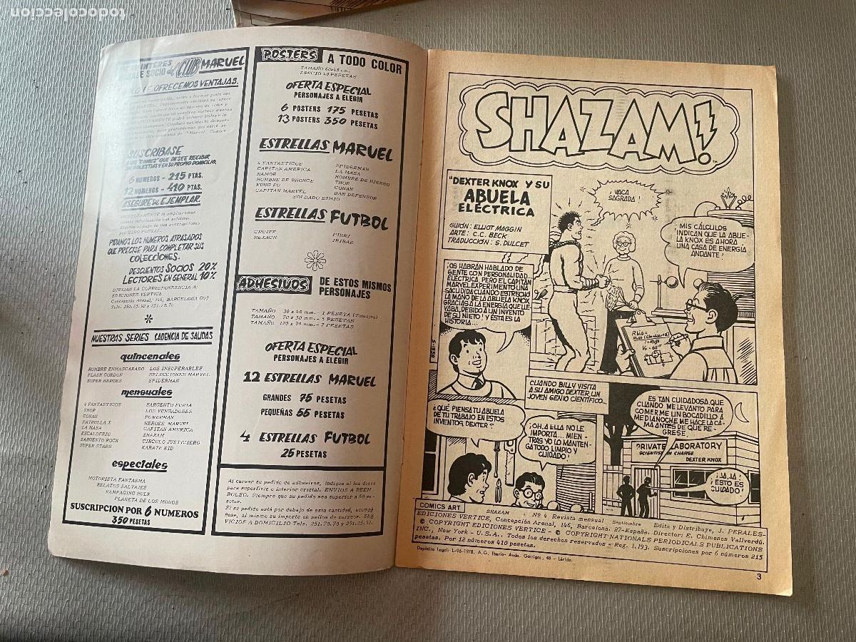 C&oacute;mics: SHAZAM VOLUMEN 1 V&Eacute;RTICE C&Oacute;MICS ART N&Uacute;MERO 4 - Foto 2