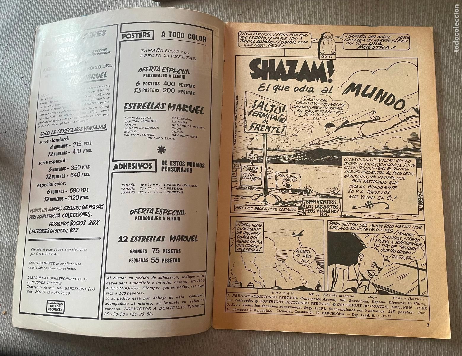 C&oacute;mics: SHAZAM VOLUMEN 1 V&Eacute;RTICE N&Uacute;MERO 11 - Foto 3