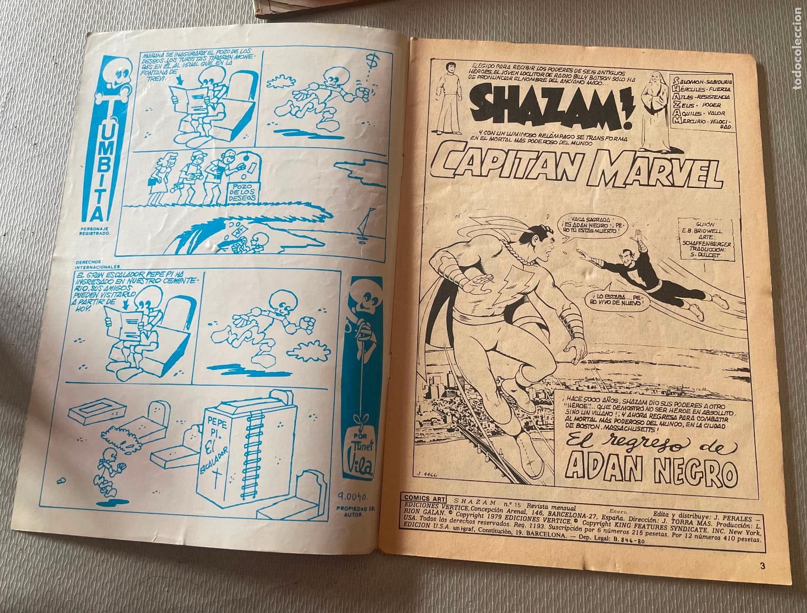 C&oacute;mics: SHAZAM V&Eacute;RTICE VOLUMEN 1 C&Oacute;MICS ART N&Uacute;MERO 15 - Foto 2