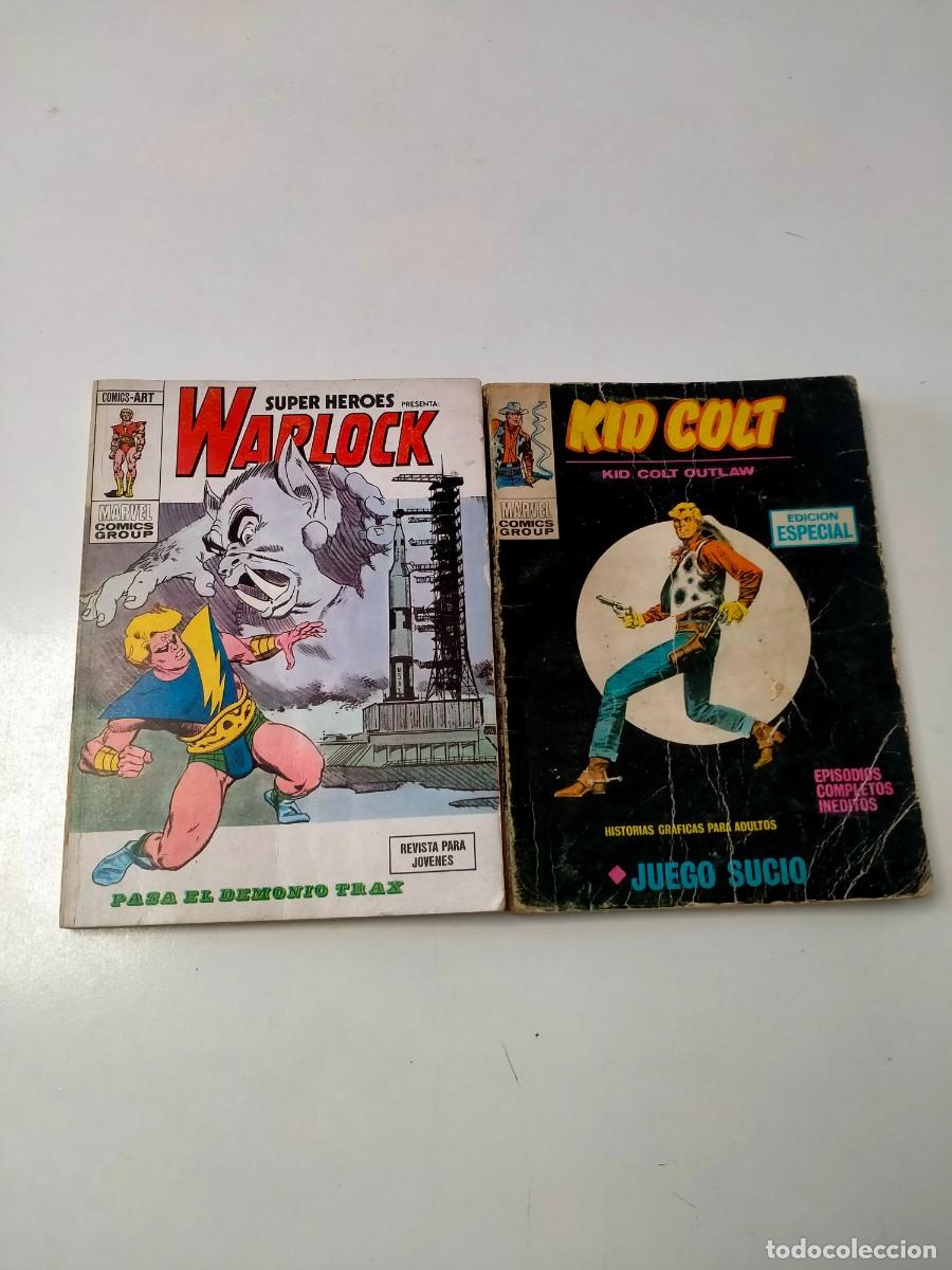 C&oacute;mics: LOTE WARLOCK 5 Y KID COLT 4 MARVEL C&Oacute;MICS - Foto 1