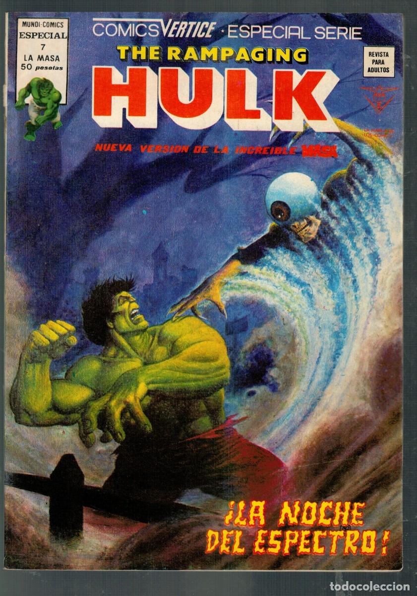 C&oacute;mics: THE RAMPAGING HULK 7. ESPECIAL LA MASA. V&Eacute;RTICE. - Foto 1