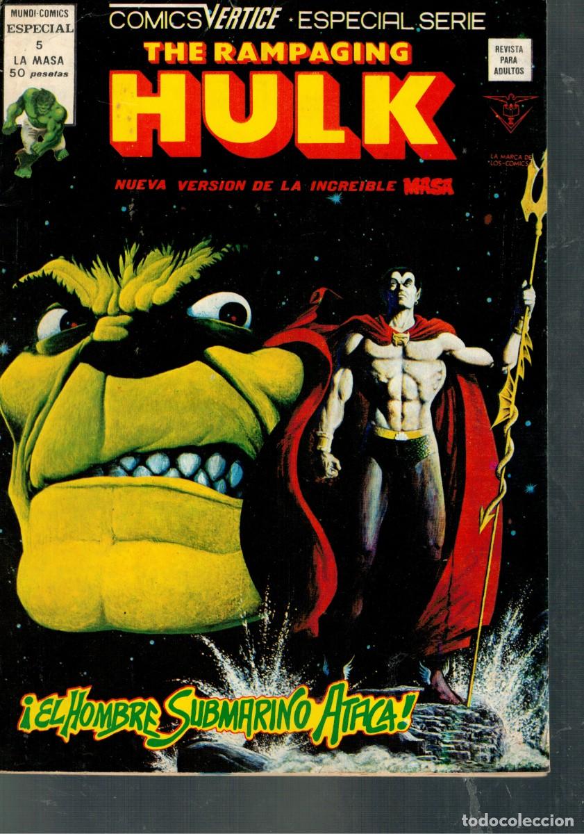 C&oacute;mics: THE RAMPAGING HULK 5. ESPECIAL LA MASA. V&Eacute;RTICE. - Foto 1