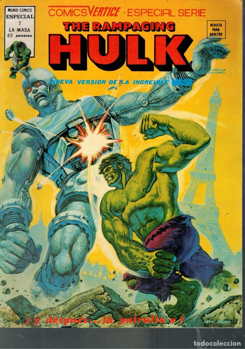 C&oacute;mics: THE RAMPAGING HULK 2. ESPECIAL LA MASA. V&Eacute;RTICE. - Foto 1