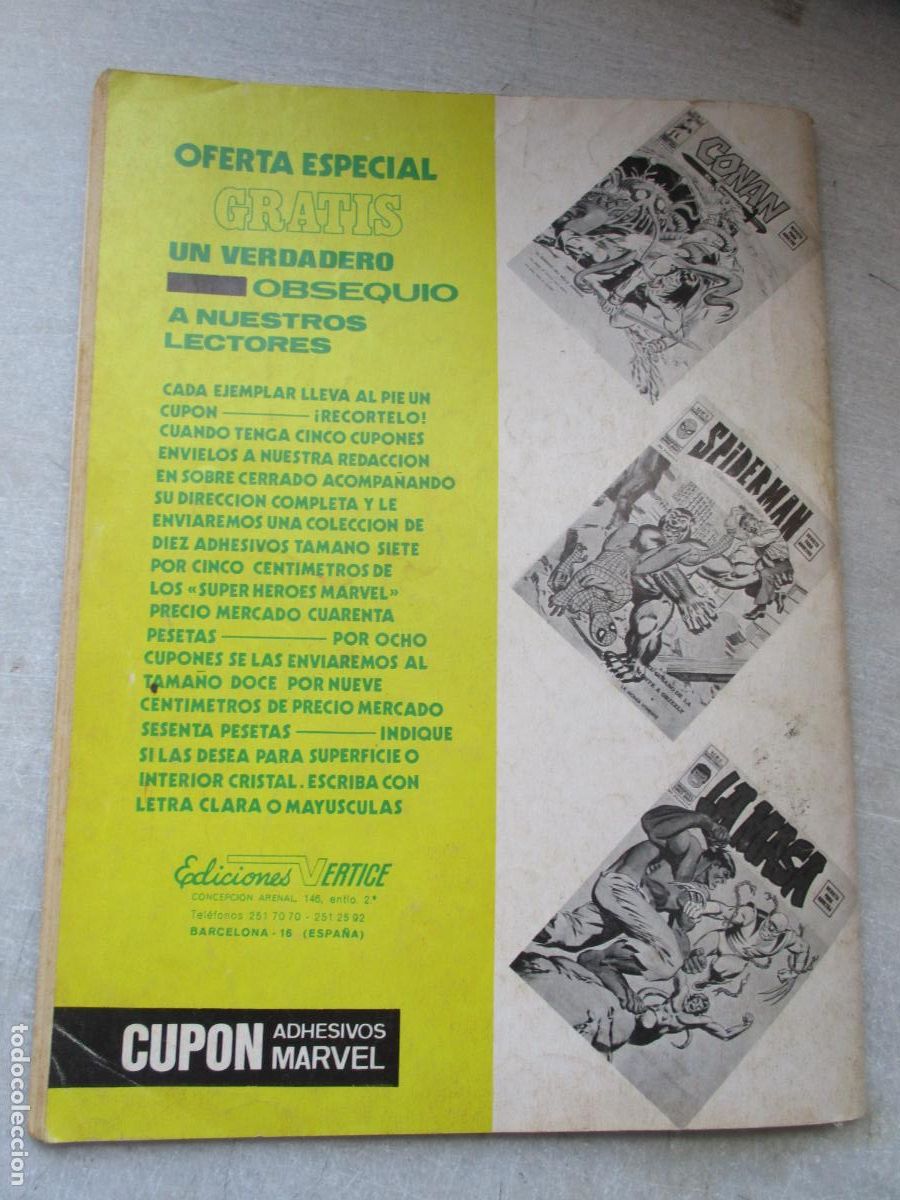 C&oacute;mics: ESCALOFR&Iacute;O PRESENTA: MONSTERS UNLEASHED, N&ordm;. 26- EDICIONES VERTICE- BARCELONA - Foto 7