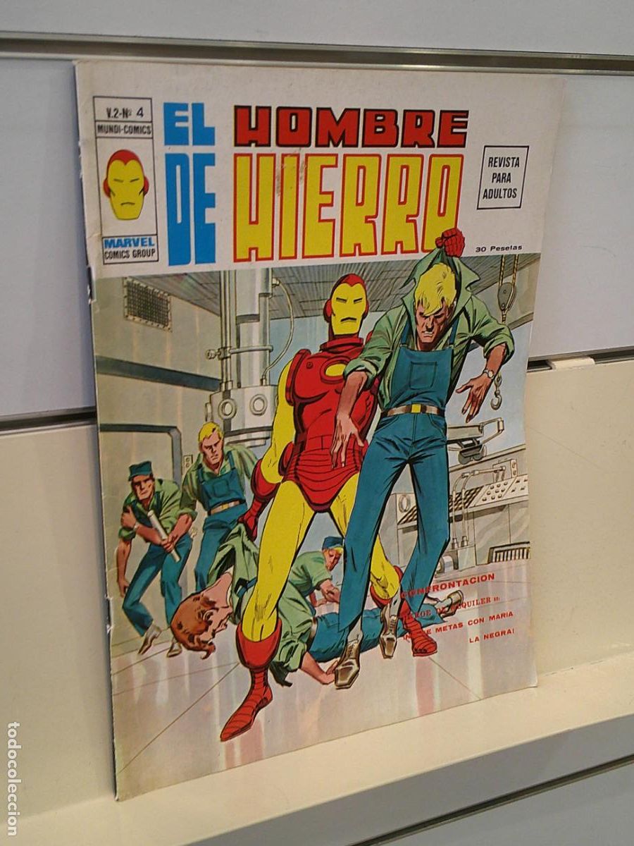C&oacute;mics: EL HOMBRE DE HIERRO VOL. 2 N&ordm; 4 - VERTICE - Foto 1