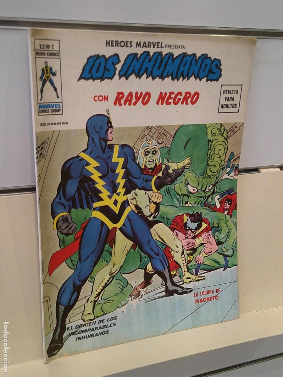 C&oacute;mics: HEROES MARVEL PRESENTA LOS INHUMANOS CON RAYO NEGRO VOL. 2 N&ordm; 2 - VERTICE - Foto 1