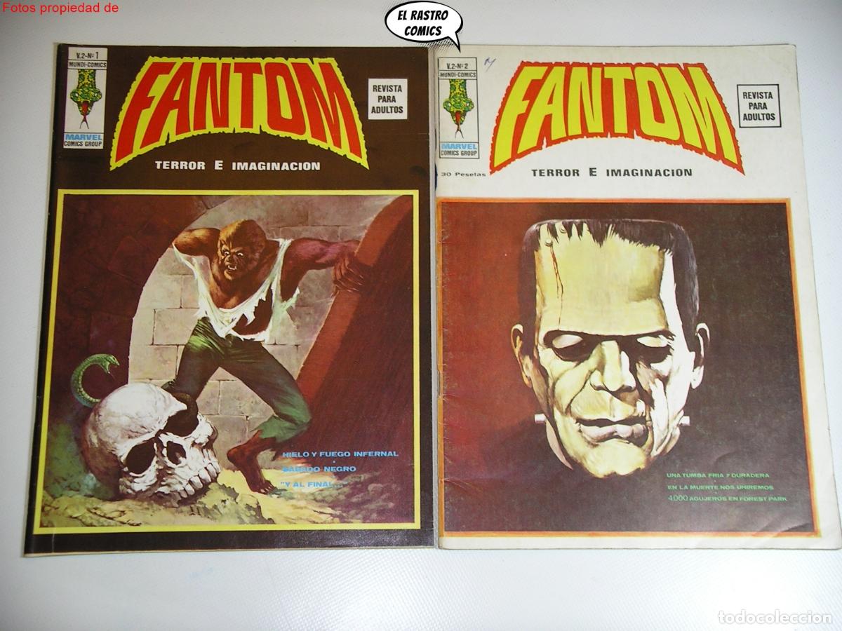 C&oacute;mics: Fantom V2, Colecci&oacute;n completa, ed. V&eacute;rtice 1974, volumen, Vol 2, V.2, 3V - Foto 3