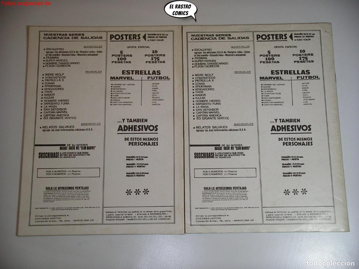 C&oacute;mics: Fantom V2, Colecci&oacute;n completa, ed. V&eacute;rtice 1974, volumen, Vol 2, V.2, 3V - Foto 4