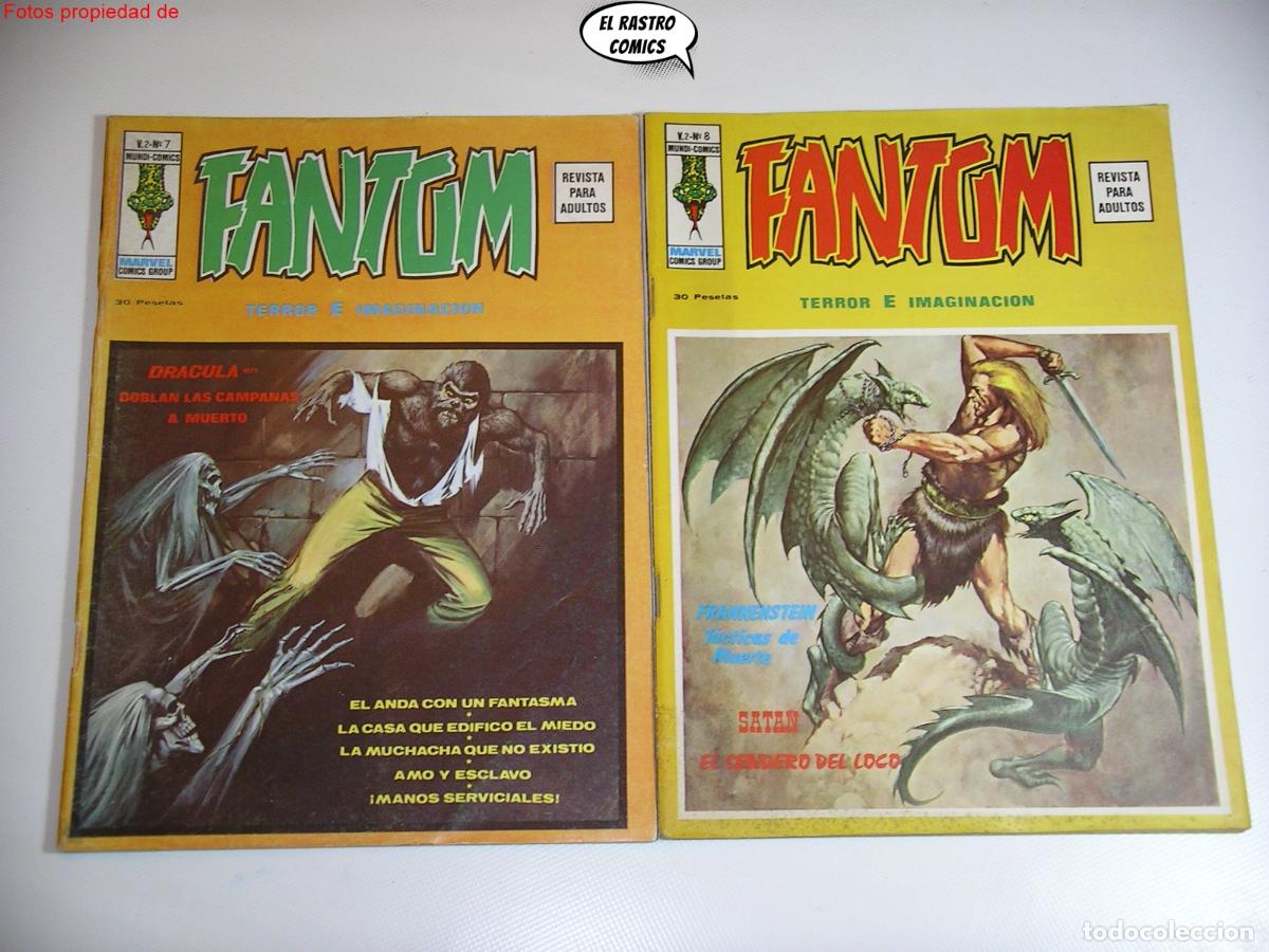C&oacute;mics: Fantom V2, Colecci&oacute;n completa, ed. V&eacute;rtice 1974, volumen, Vol 2, V.2, 3V - Foto 9