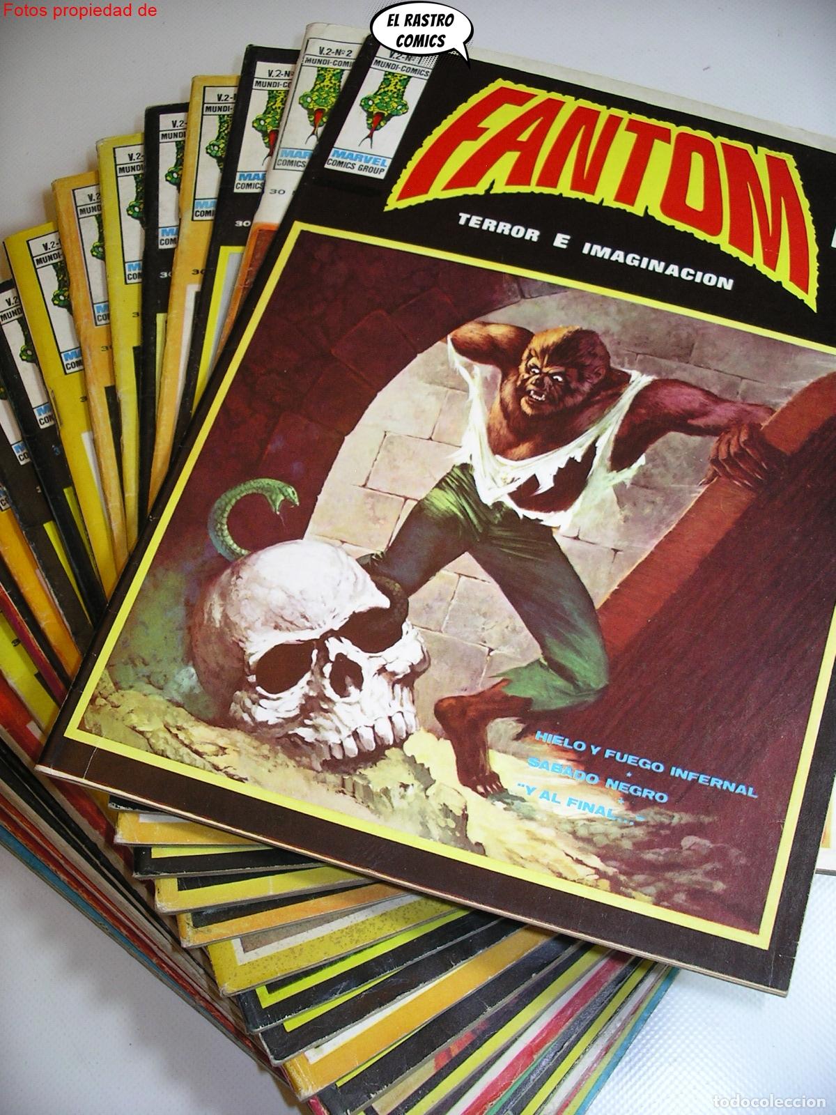 C&oacute;mics: Fantom V2, Colecci&oacute;n completa, ed. V&eacute;rtice 1974, volumen, Vol 2, V.2, 3V - Foto 1