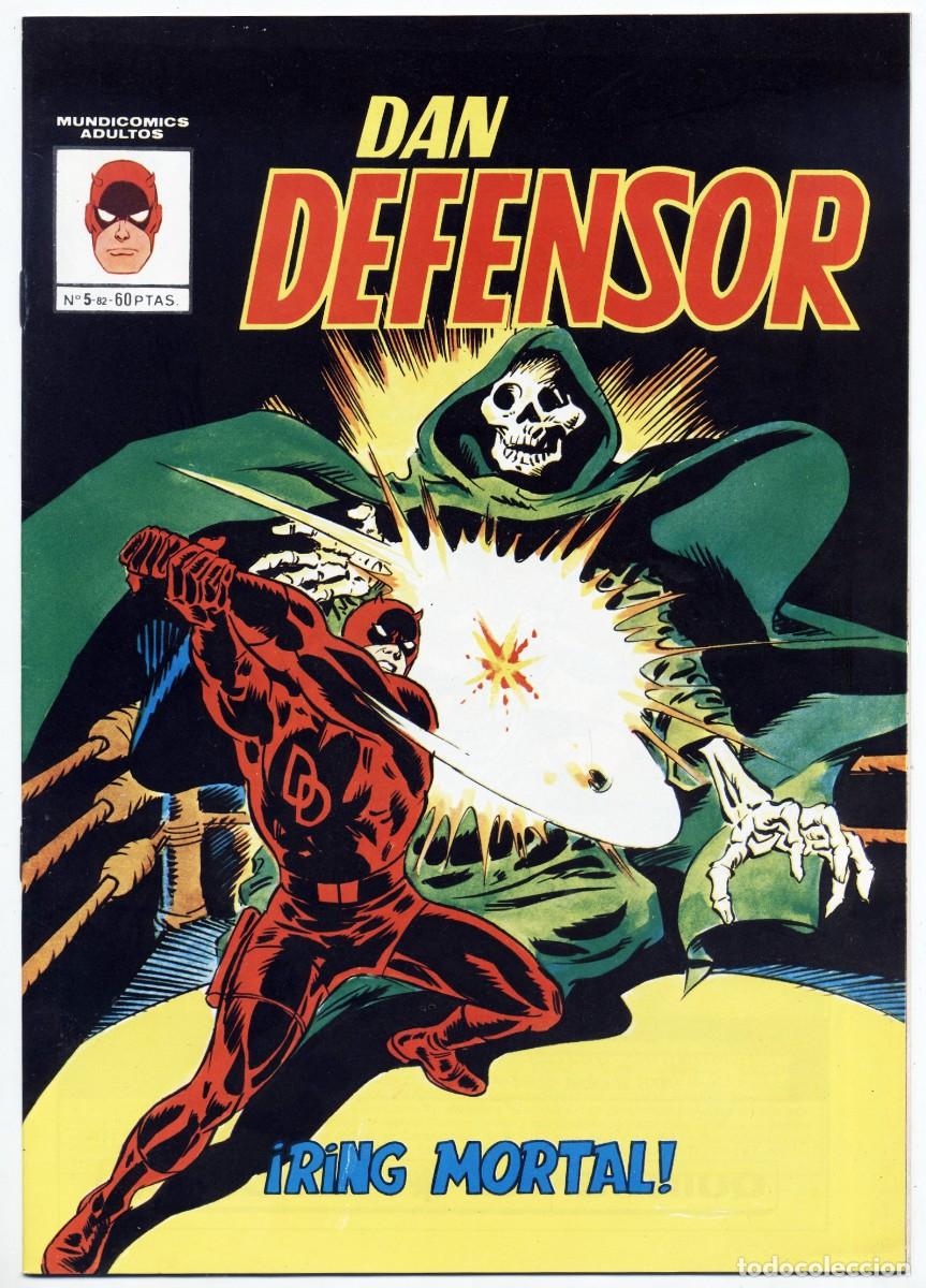 C&oacute;mics: DAN DEFENSOR N&ordm; 5 RING MORTAL EDICIONES VERTICE MUNDICOMICS 1982 EXCELENTE - Foto 1