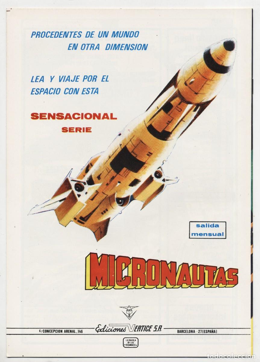 C&oacute;mics: DAN DEFENSOR N&ordm; 5 RING MORTAL EDICIONES VERTICE MUNDICOMICS 1982 EXCELENTE - Foto 2
