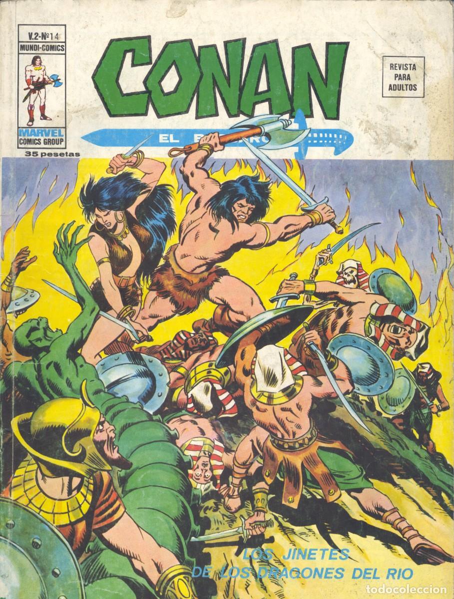 C&oacute;mics: CONAN V.2. N&ordm;14. BUSCEMA, ROY THOMAS. V&Eacute;RTICE, 1974 - Foto 1
