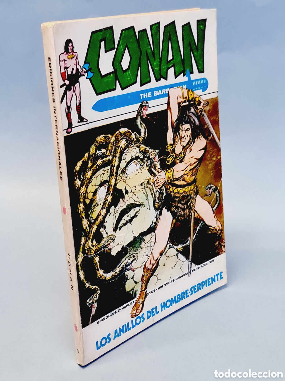 C&oacute;mics: CONAN 4 LOS ANILLOS DEL HOMBRE SERPIENTE NORMAL ESTADO TACO EDICIONES VERTICE - Foto 1