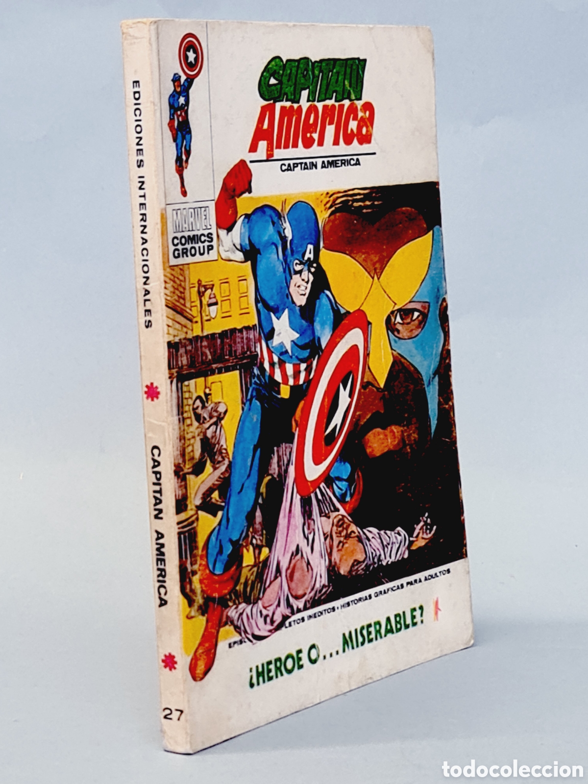 C&oacute;mics: CAPITAN AMERICA 27 H&Eacute;ROE O MISERABLE NORMAL ESTADO MARVEL TACO EDICIONES VERTICE - Foto 1