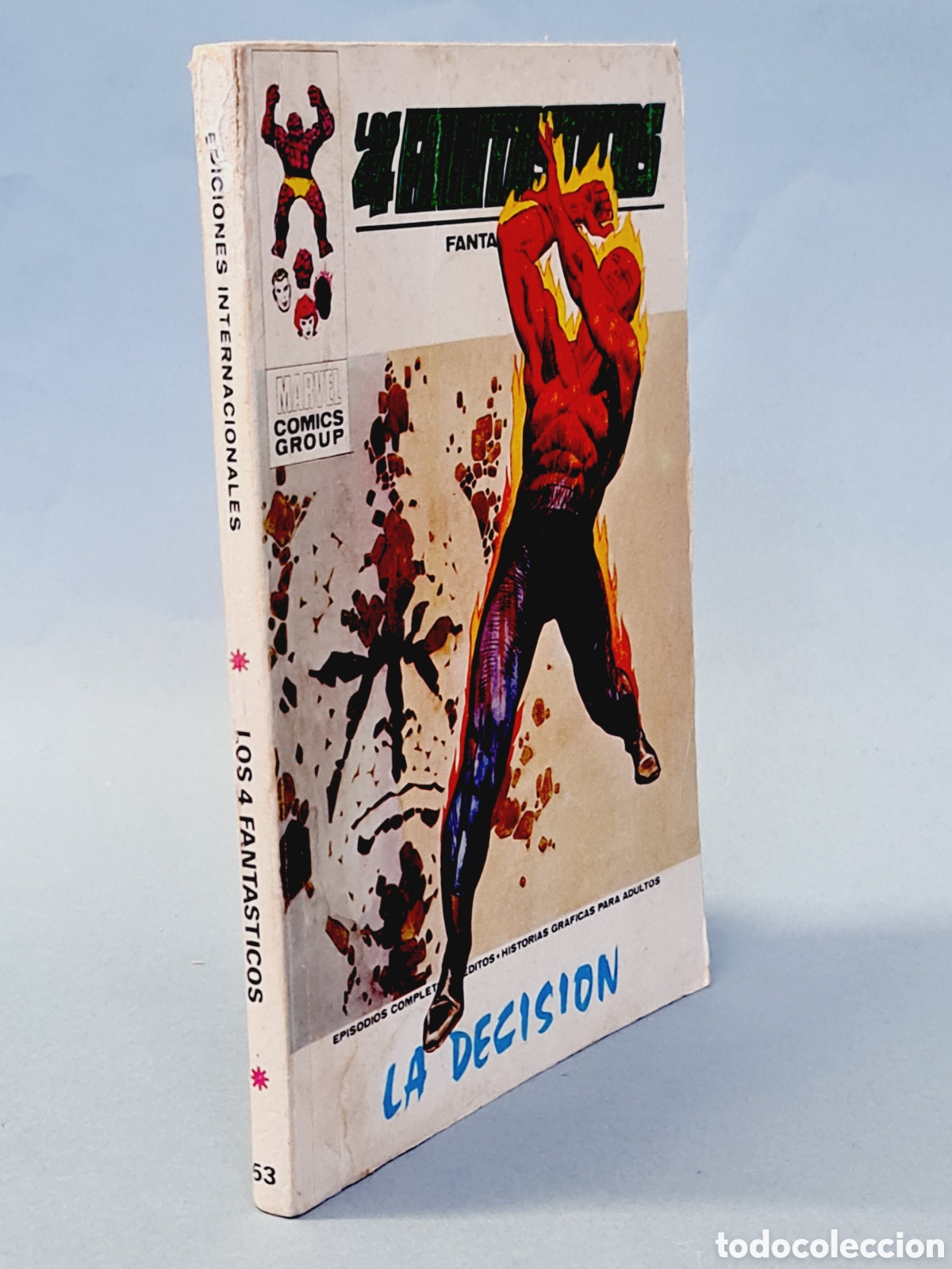 C&oacute;mics: LOS 4 FANT&Aacute;STICOS 53 LA DECISION TACO NORMAL ESTADO EDICIONES VERTICE - Foto 1