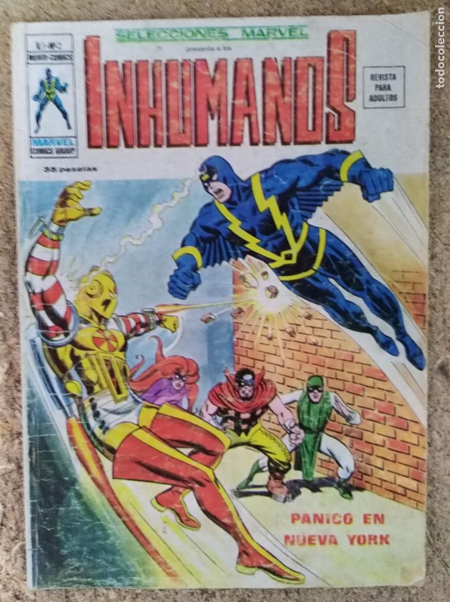 C&oacute;mics: Selecciones Marvel presenta Los Inhumanos 2.Vol 1.Vertice - Foto 1