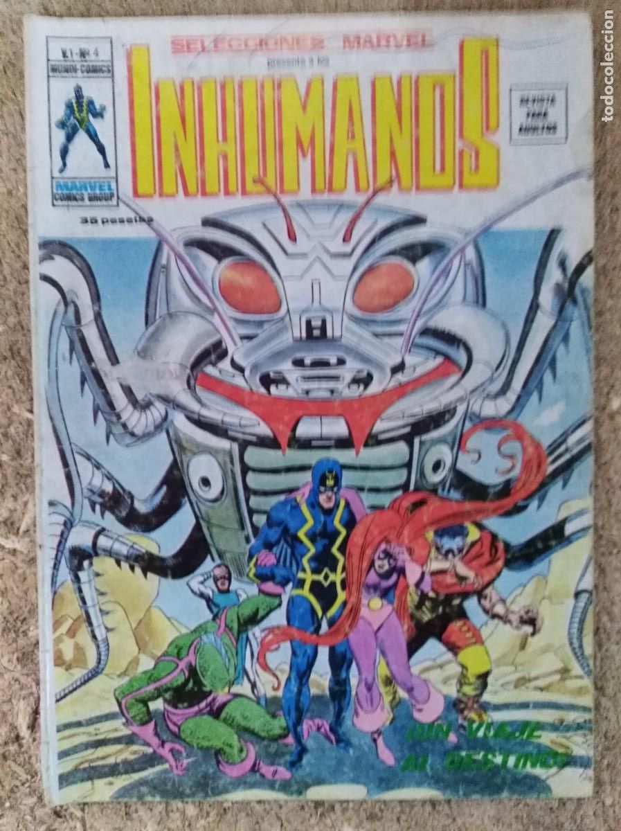 C&oacute;mics: Selecciones Marvel. Los Inhumanos 4.Vol 1.Vertice - Foto 1