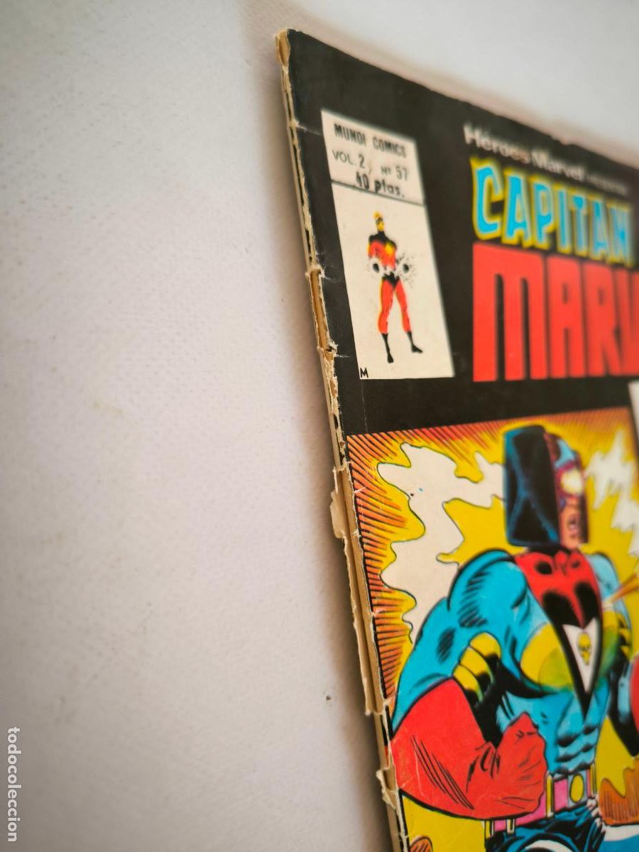 C&oacute;mics: HEROES MARVEL VOL. 2 N&ordm; 57 - CAPITAN MARVEL - VERTICE, MUNDI COMICS (CL) - Foto 2