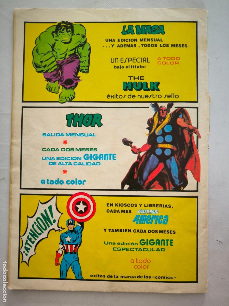 C&oacute;mics: HEROES MARVEL VOL. 2 N&ordm; 57 - CAPITAN MARVEL - VERTICE, MUNDI COMICS (CL) - Foto 6