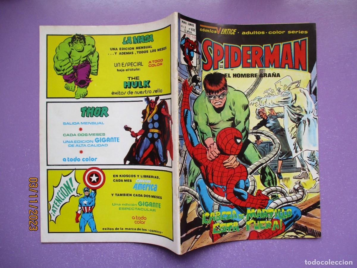 C&oacute;mics: SPIDERMAN 63 E VERTICE VOLUMEN 3 &iexcl;&iexcl;&iexcl;&iexcl; MUY BUEN ESTADO !!!! - Foto 3