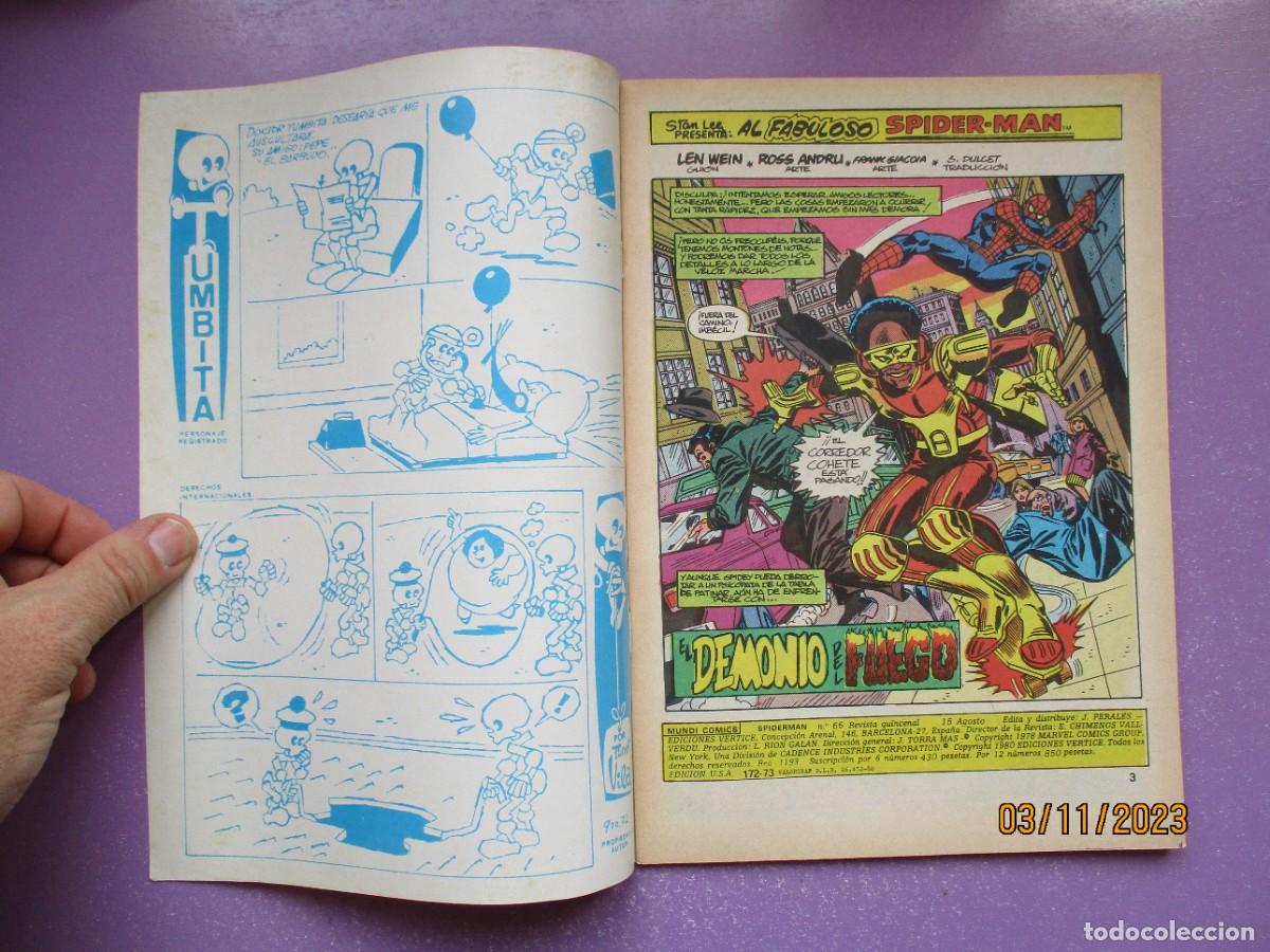 C&oacute;mics: SPIDERMAN 66 VERTICE VOLUMEN 3 &iexcl;&iexcl;&iexcl;&iexcl; EXCELENTE ESTADO !!!! - Foto 4