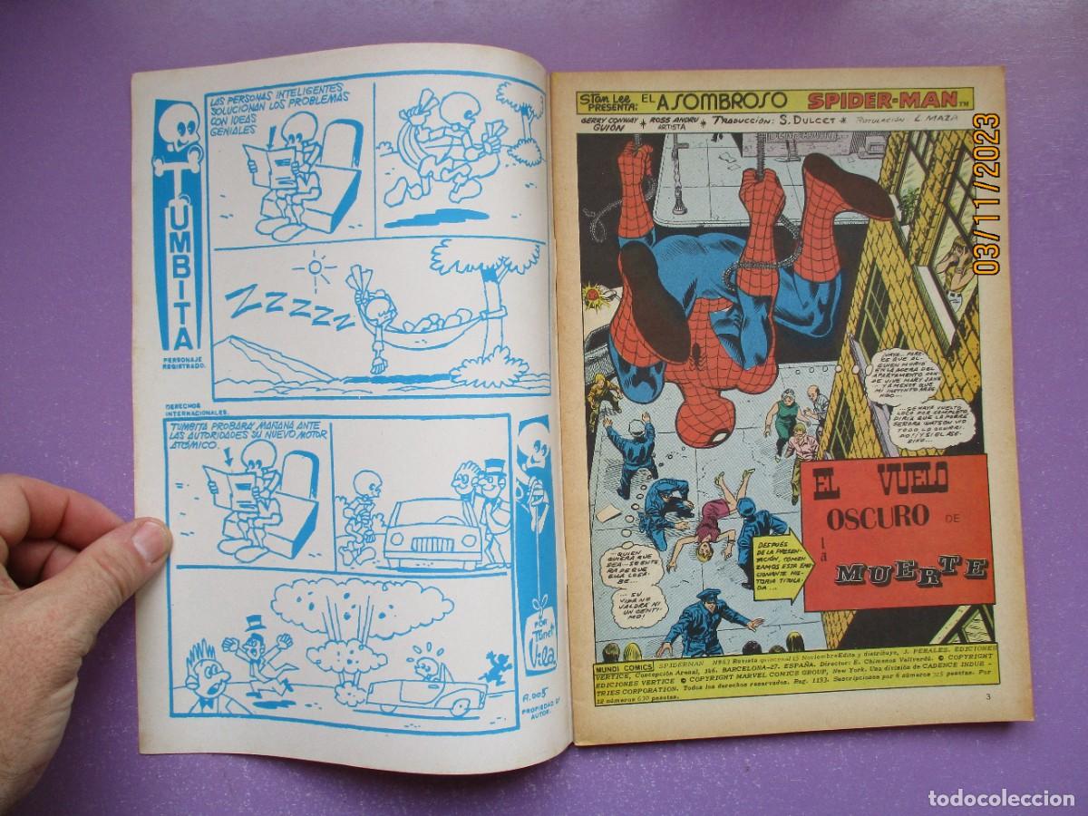 C&oacute;mics: SPIDERMAN 63 VERTICE VOLUMEN 3 &iexcl;&iexcl;&iexcl;&iexcl; EXCELENTE ESTADO !!!! - Foto 4
