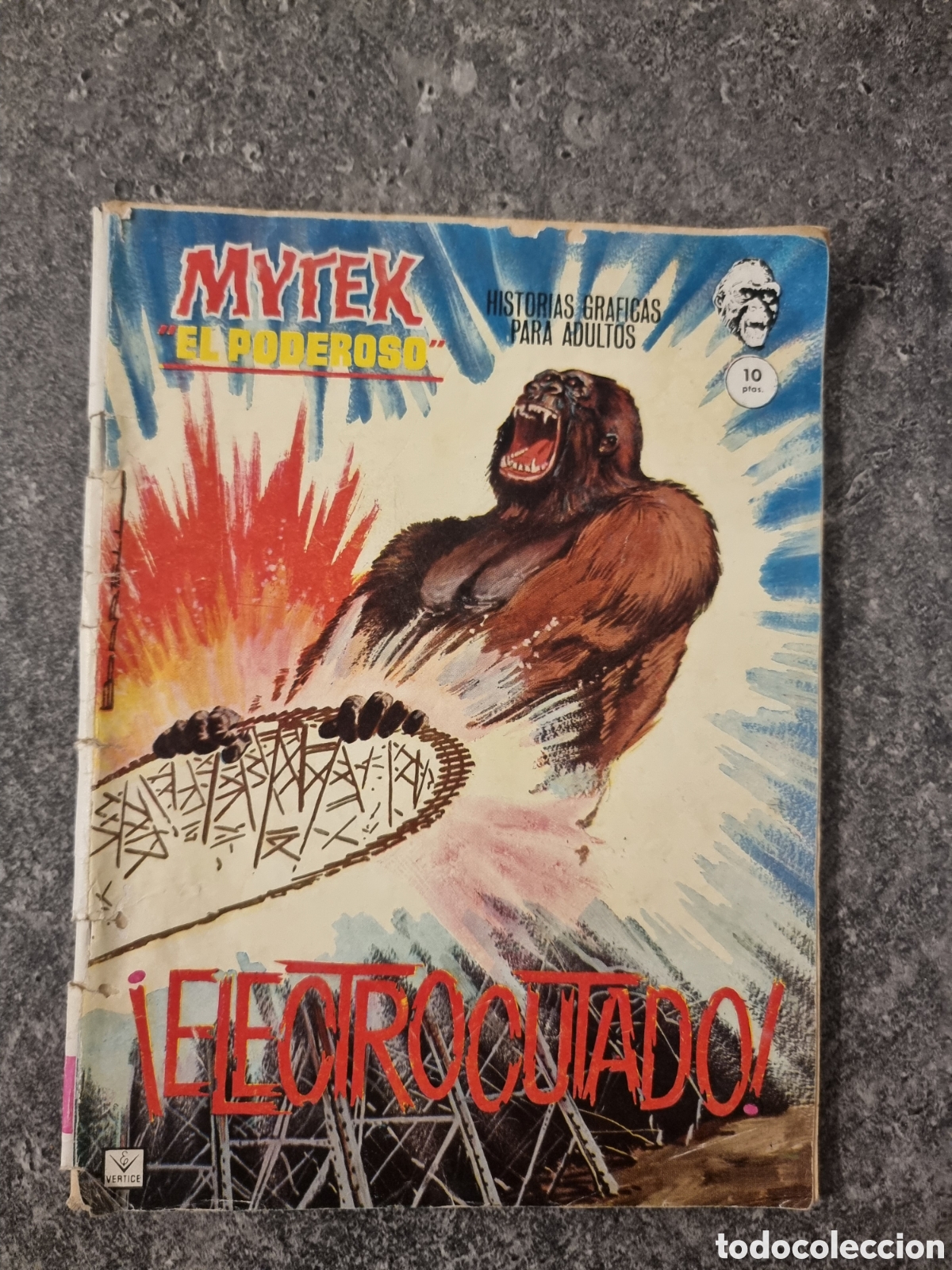 C&oacute;mics: MYTEK EL PODEROSO 8 Electrocutado VERTICE1965 - Foto 1