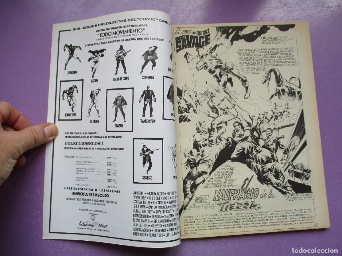 C&oacute;mics: EL HOMBRE DE BRONCE 5 VERTICE DOC SAVAGE &iexcl;&iexcl;&iexcl;&iexcl; DE KIOSCO !!!! - Foto 4