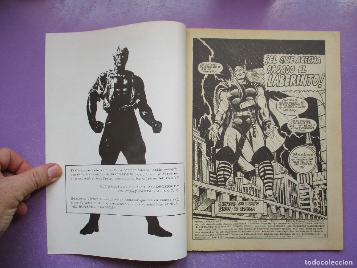 C&oacute;mics: THOR 21 VERTICE VOLUMEN 2 JOHN BUSCEMA &iexcl;&iexcl;&iexcl;&iexcl; EXCELENTE ESTADO !!!! - Foto 4