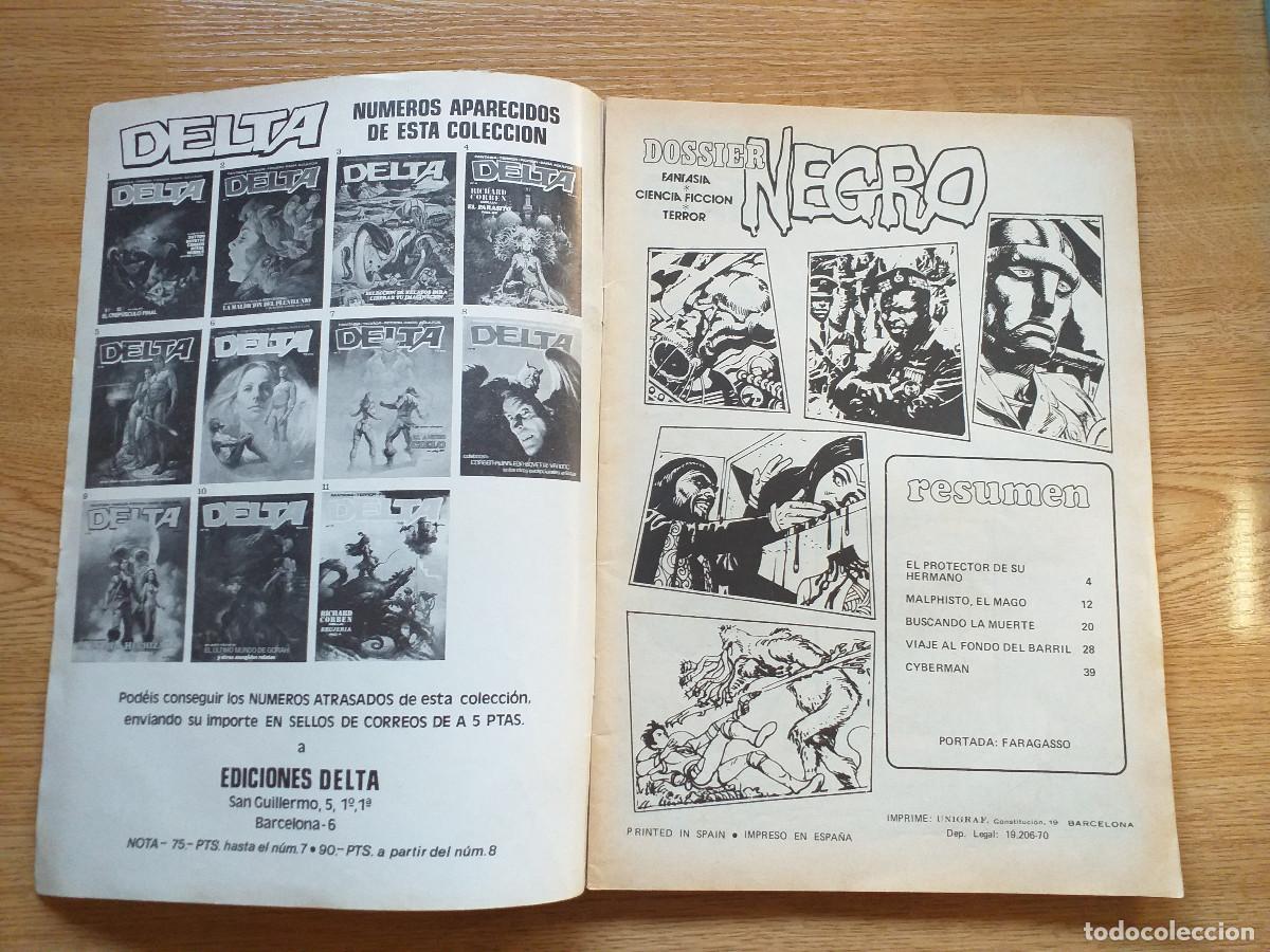 C&oacute;mics: DOSSIER NEGRO - N&ordm; 137 - EL FONDO DEL BARRIL - EDICIONES DELTA - Foto 5